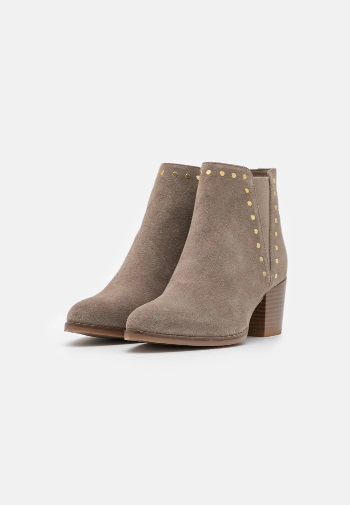 Bottines ANNA FIELD Anna Field Cuir Grise Marron Femme | BUE-4473386